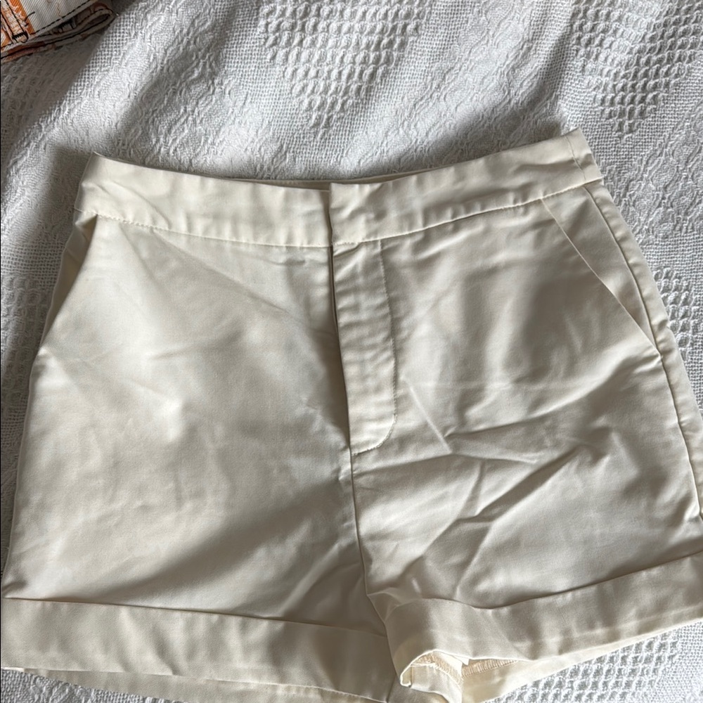 Endless Rose Cream High Waist Shorts